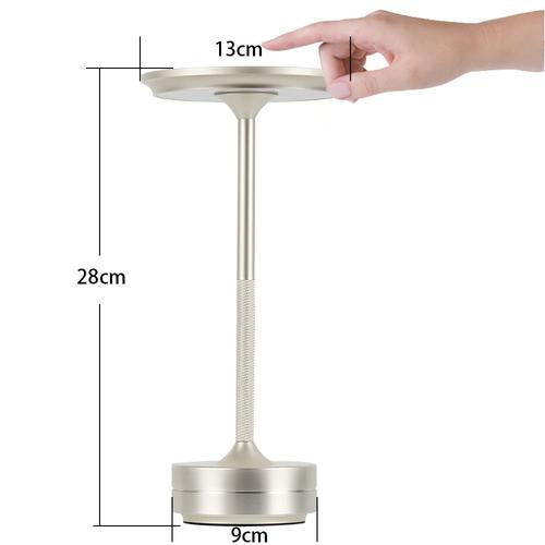 Rechargeable Touch Control LED Desk Lamp with 3 Color Modes for Home Office Bedroom Coffee Bar