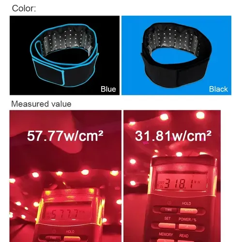 Red Light Therapy Belt for Fat Burning, Pain Relief, and Muscle Recovery