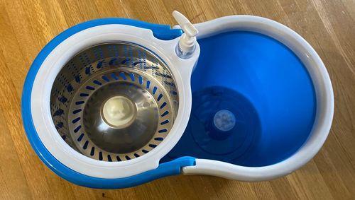 Rolling Magic 360 Floor Spin Mop Bucket, Household Mopping Bucket Automatic photo review