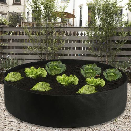 Round Planting Container Grow Bag Raised Garden Bed