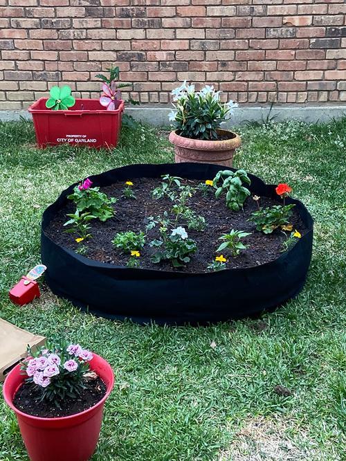 Round Planting Container Grow Bag Raised Garden Bed photo review