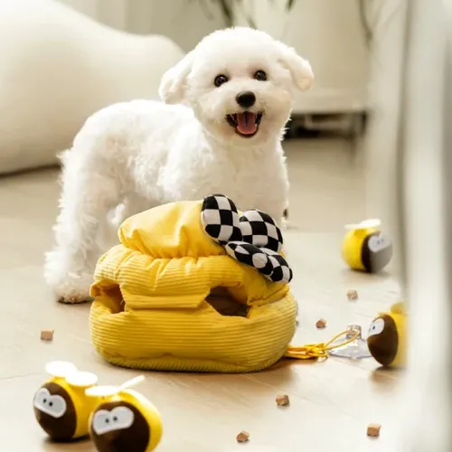 Scented Interactive Dog Puzzle Toy - Challenge &amp; Reward Your Pet's Sense of Smell