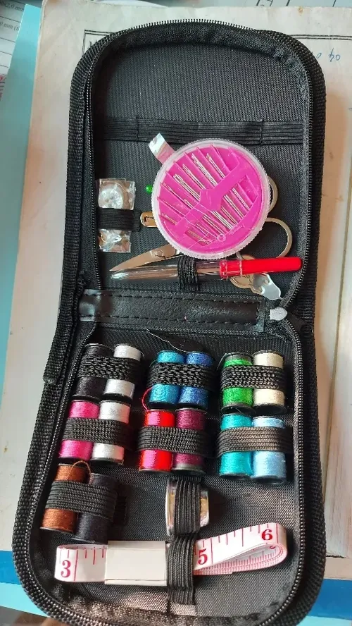 Sewing Kit DIY Sewing Supplies Basic Hand Sewing Kit for Beginner Emergency Travel Home Portable photo review