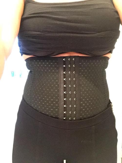 Sexy Women's Corset Steel Boned Waist Trainer Shaper photo review