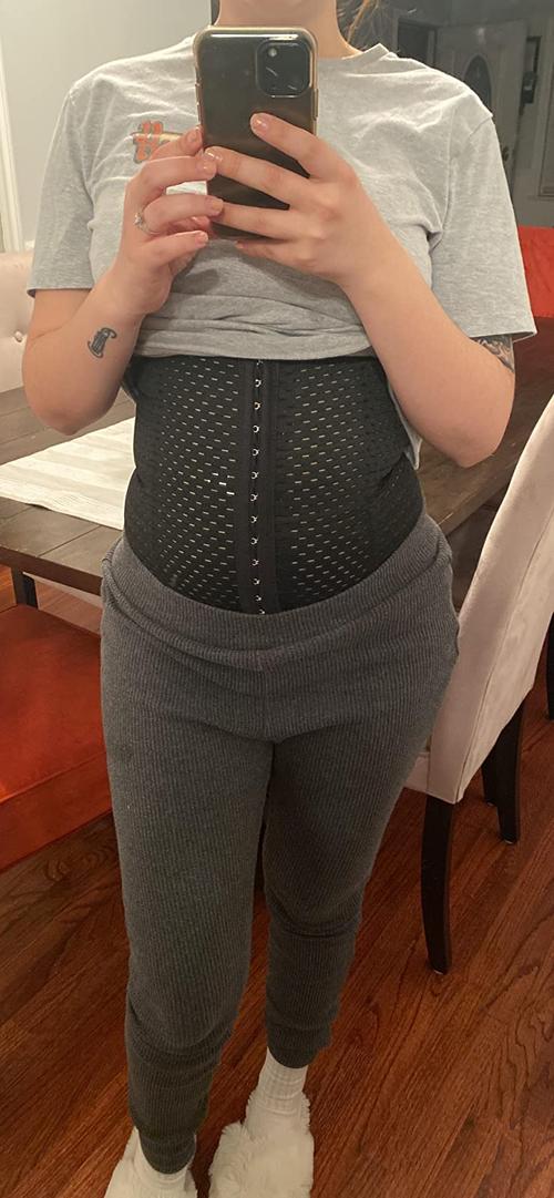 Sexy Women's Corset Steel Boned Waist Trainer Shaper photo review