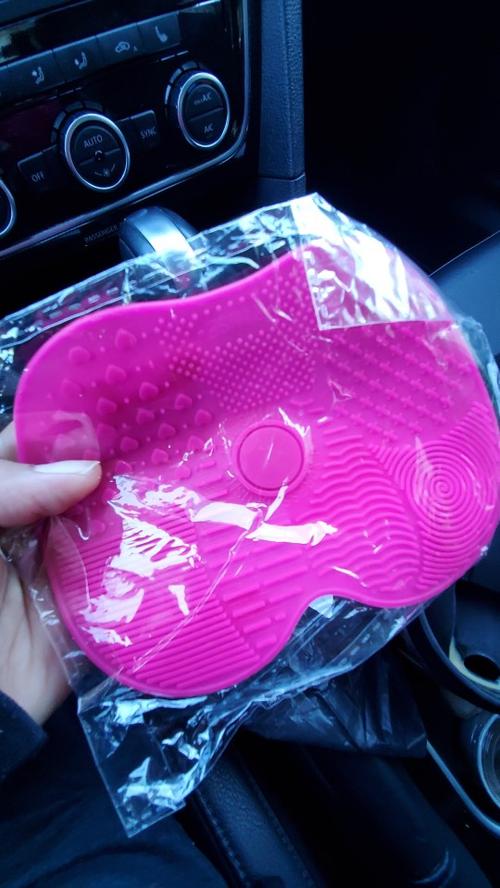 Tampon de nettoyage pour pinceaux de maquillage en silicone photo review