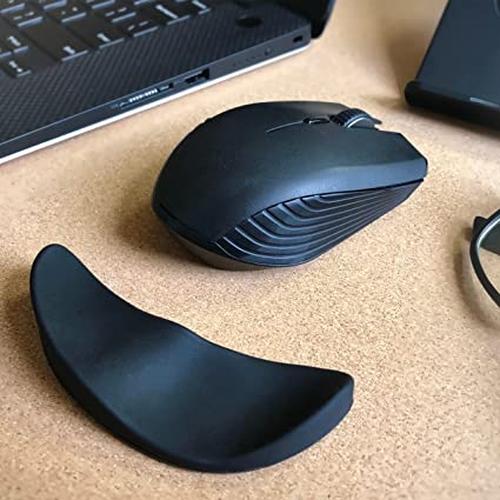 Silicone Non-slip Streamlined Wrist Rest Ergonomic Mouse Pad