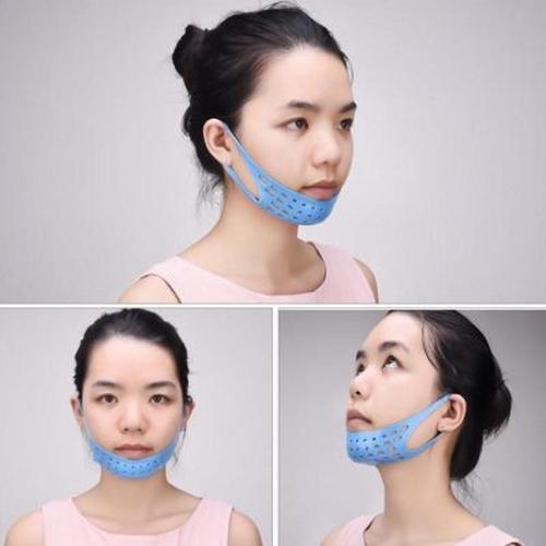 Silicone V-Shape Face Lift-Up Band, Improve The Mask To Correct The Small Face