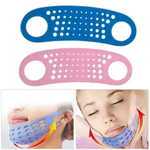 Silicone V-Shape Face Lift-Up Band, Improve The Mask To Correct The Small Face