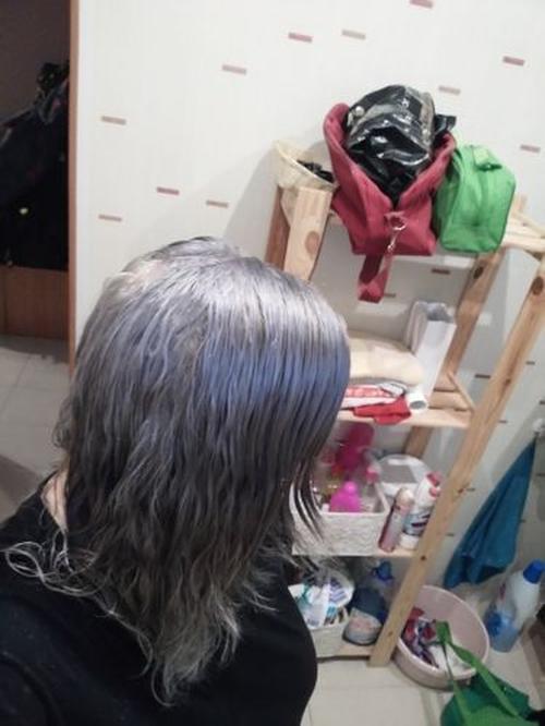 Silver Gray Hair Dye photo review