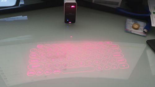 Smart Projected Keyboard for PC, Phone & Tablet | Wireless Laser Keyboard photo review