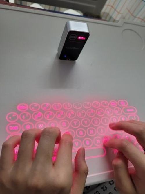 Smart Projected Keyboard for PC, Phone & Tablet | Wireless Laser Keyboard photo review