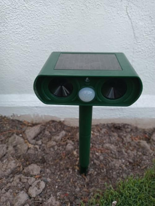 Solar Bird Repeller - Ultrasonic Outdoor Garden Deterrent photo review