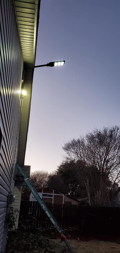 Solar led street light, Motion sensor photo review