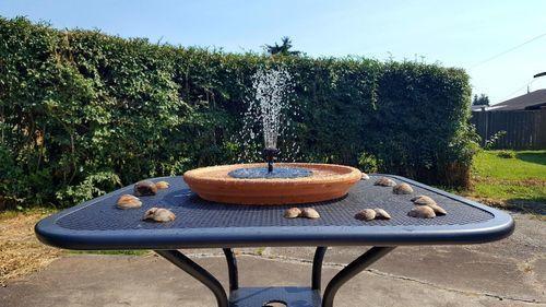 Solar-Powered Bird Fountain Kit, Outdoor Beautification Solar Fountain Pump photo review