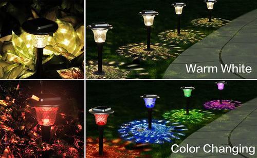 Solar Powered Outdoor Garden Lights for Yard, Lawn, Patio, and Christmas Decorations