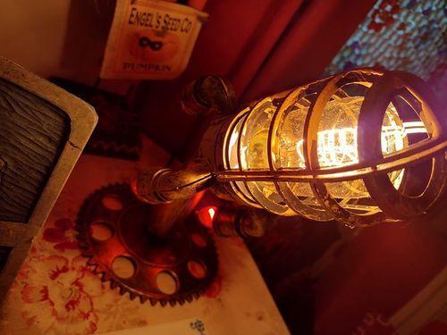 Steampunk Retro Rocket Lamp photo review