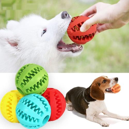 Stretchy Rubber Leaking Ball for Dogs - Funny Pet Tooth Cleaning Toys