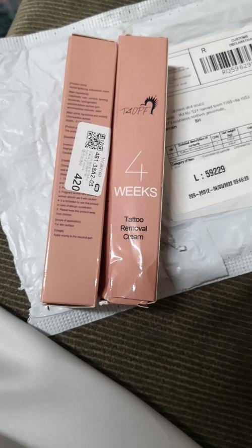 TatOFF 4 Weeks Tattoo Removal Cream photo review