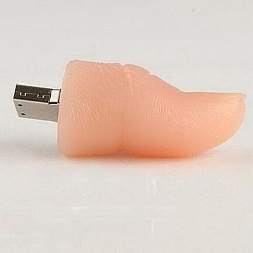 Thumb Shaped Flash Drive, Silicone Finger U Disk, USB Flash Memory Drive