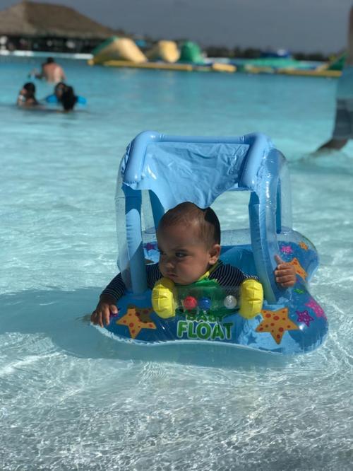 Toddler Swimming Pool Float With Canopy photo review