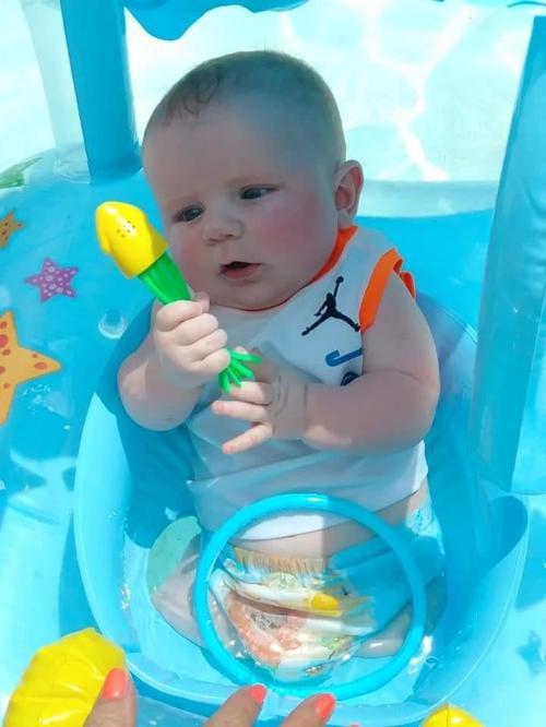 Toddler Swimming Pool Float With Canopy photo review