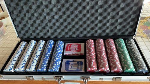 Ultimate Custom Poker Chips Set, Aluminum Box Chip Set Entertainment photo review