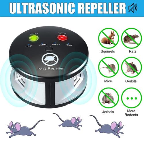 Ultrasonic Pest Repeller – 360° Rodent Repellent &amp; Insect Killer