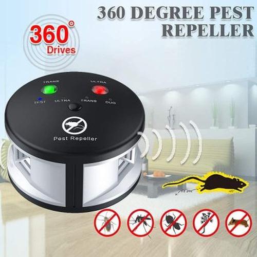 Ultrasonic Pest Repeller – 360° Rodent Repellent &amp; Insect Killer