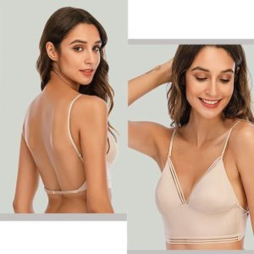 V-shaped bra, backless breast lift, low back, wireless breast lift, breast lift