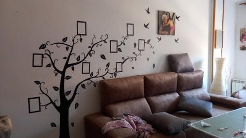 Wall Stickers For TV Living Room Sofa 3D Wall Art Home Decoration photo review