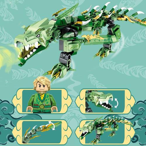 Water Dragon Building Block Bricks Compatible With Sets Toys For Children Christmas Birthday Gifts