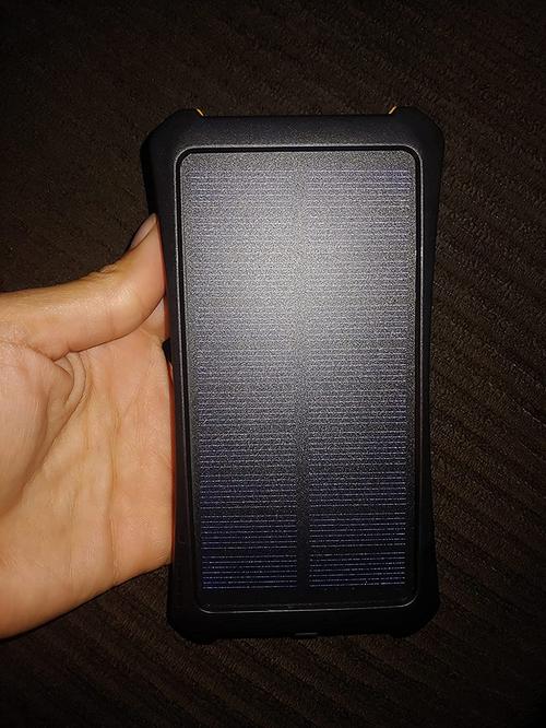 Waterproof Portable Solar Charger and Power Bank photo review