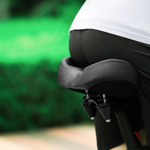 Wide &amp; Comfortable Bike Saddle Ergonomic Soft Cushion for MTB Road