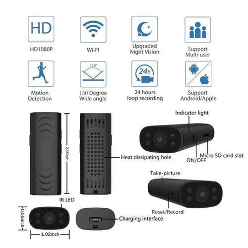 Wireless Wifi Camera Cell Phone Remote Monitoring Security Camera