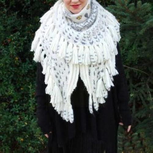 Women's Sweater Winter Warm Scarf